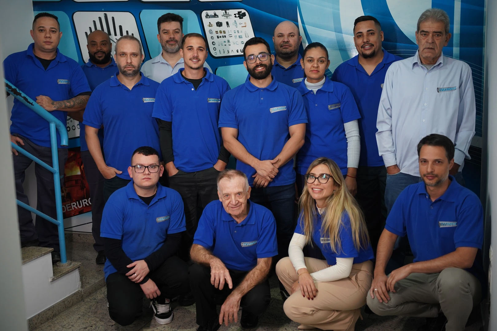Diretores do Grupo Tecnofix na recepção